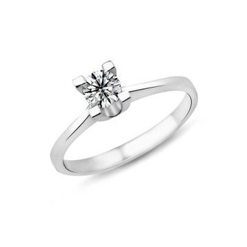 Harem Altın PR123 0.38 ct D Renk Hrd Sertifikalı Pırlanta Tektaş Yüzük