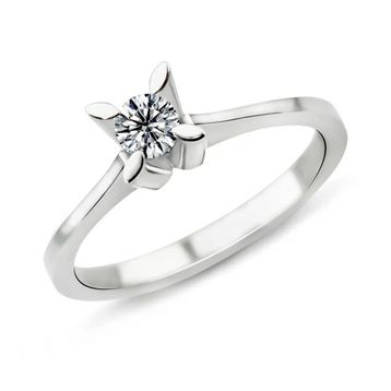 Harem Altın PR126 0.15 ct F Renk Pırlanta Tektaş Yüzük