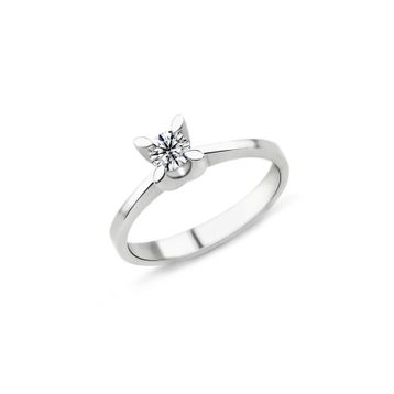 Harem Altın PR128 0.27 ct F Renk Pırlanta Tektaş Yüzük