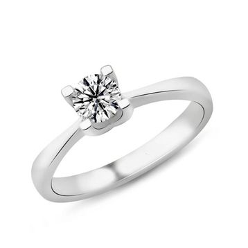 Harem Altın PR139 0.53 ct F Renk Hrd Sertifikalı Pırlanta Tektaş Yüzük