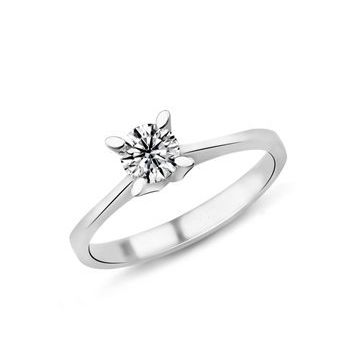 Harem Altın PR165 0.53 ct D Renk Hrd Sertifikalı Pırlanta Tektaş Yüzük