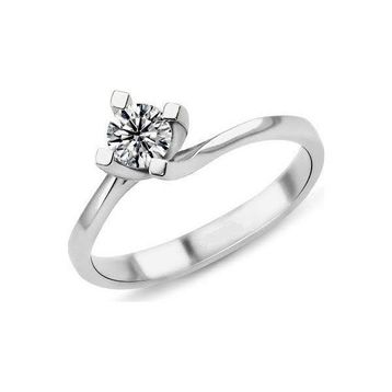 Harem Altın PR168 0.21 ct D Renk Pırlanta Tektaş Yüzük