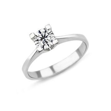 Harem Altın PR171 0.90 ct D Renk Hrd Sertifikalı Pırlanta Tektaş Yüzük