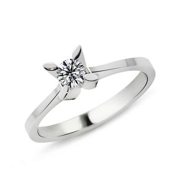Harem Altın PR172 0.37 ct E Renk Hrd Sertifikalı Pırlanta Tektaş Yüzük