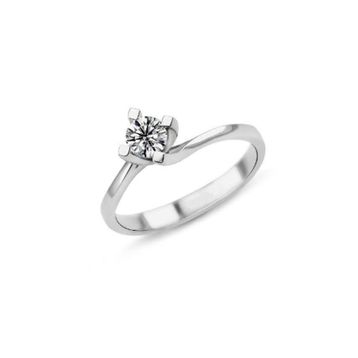 Harem Altın PR178 0.41 ct F Renk Hrd Sertifikalı Pırlanta Tektaş Yüzük