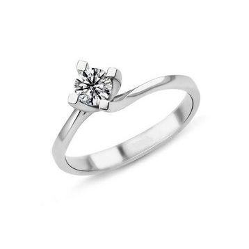 Harem Altın PR178 0.41 ct F Renk Hrd Sertifikalı Pırlanta Tektaş Yüzük