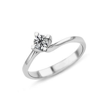 Harem Altın PR182 0.16 ct G Renk Pırlanta Tektaş Yüzük