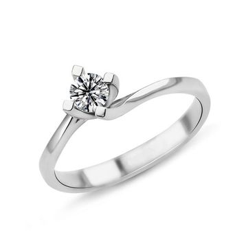 Harem Altın PR185 0.37 ct G Renk Hrd Sertifikalı Pırlanta Tektaş Yüzük