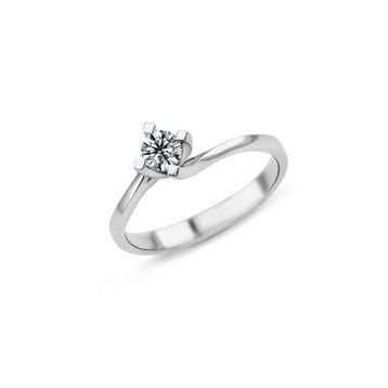 Harem Altın PR185 0.37 ct G Renk Hrd Sertifikalı Pırlanta Tektaş Yüzük