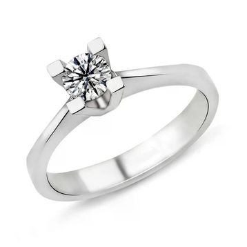 Harem Altın PR209 0.33 ct D Renk Hrd Sertifikalı Pırlanta Tektaş Yüzük