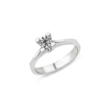 Harem Altın PR209 0.33 ct D Renk Hrd Sertifikalı Pırlanta Tektaş Yüzük