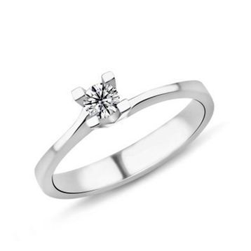 Harem Altın PR220 0.18 ct F Renk Pırlanta Tektaş Yüzük