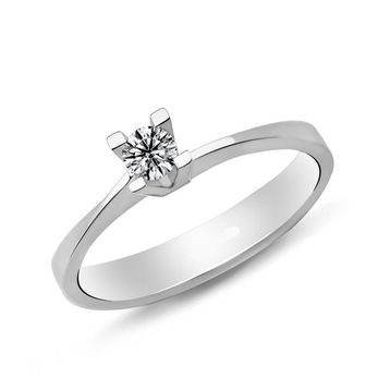 Harem Altın PR231 0.18 ct E Renk Pırlanta Tektaş Yüzük
