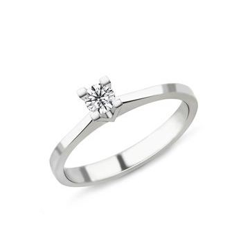 Harem Altın PR237 0.16 ct F Renk Pırlanta Tektaş Yüzük