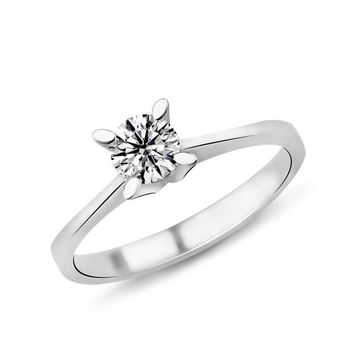 Harem Altın PR273 0.39 ct F Renk Hrd Sertifikalı Pırlanta Tektaş Yüzük