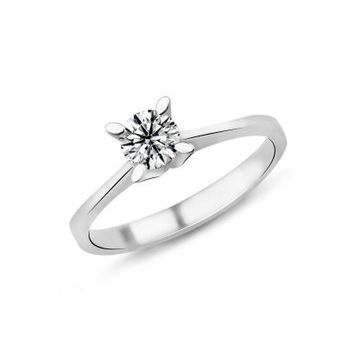 Harem Altın PR273 0.39 ct F Renk Hrd Sertifikalı Pırlanta Tektaş Yüzük