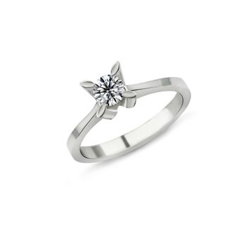 Harem Altın PR288 0.40 ct D Renk Hrd Sertifikalı Pırlanta Tektaş Yüzük