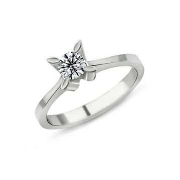Harem Altın PR288 0.40 ct D Renk Hrd Sertifikalı Pırlanta Tektaş Yüzük