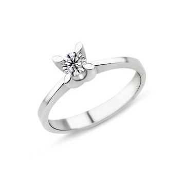 Harem Altın PR293 0.39 ct E Renk Hrd Sertifikalı Pırlanta Tektaş Yüzük