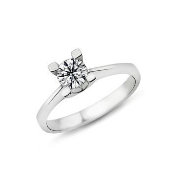 Harem Altın PR313 0.43 ct D Renk Hrd Sertifikalı Pırlanta Tektaş Yüzük
