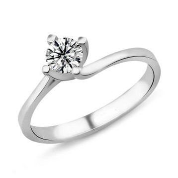 Harem Altın PR327 0.44 ct E Renk Hrd Sertifikalı Pırlanta Tektaş Yüzük