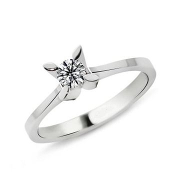 Harem Altın PR328 0.38 ct G Renk Hrd Sertifikalı Pırlanta Tektaş Yüzük