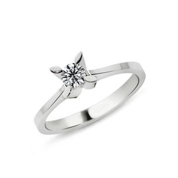 Harem Altın PR328 0.38 ct G Renk Hrd Sertifikalı Pırlanta Tektaş Yüzük