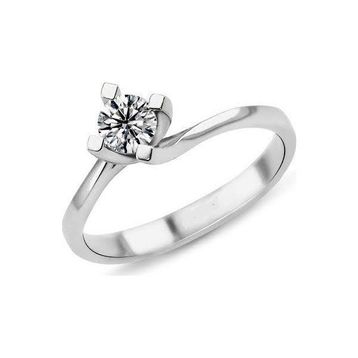 Harem Altın PR347 0.47 ct D Renk Hrd Sertifikalı Pırlanta Tektaş Yüzük