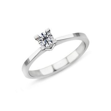 Harem Altın PR348 0.36 ct D Renk Hrd Sertifikalı Pırlanta Tektaş Yüzük