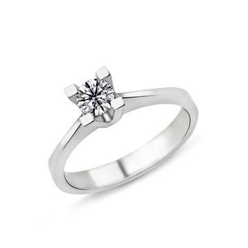 Harem Altın PR384 0.41 ct E Renk Hrd Sertifikalı Pırlanta Tektaş Yüzük