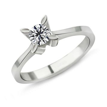 Harem Altın PR390 0.52 ct F Renk Hrd Sertifikalı Pırlanta Tektaş Yüzük