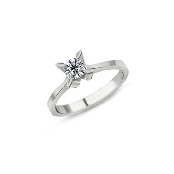 Harem Altın PR390 0.52 ct F Renk Hrd Sertifikalı Pırlanta Tektaş Yüzük