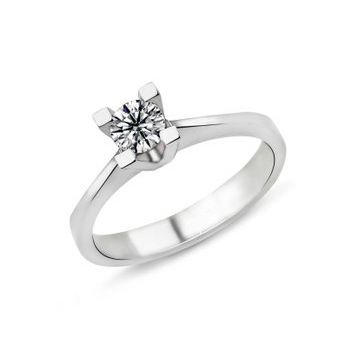 Harem Altın PR399 0.49 ct D Renk Hrd Sertifikalı Pırlanta Tektaş Yüzük