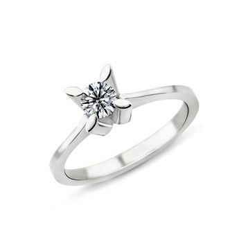 Harem Altın PR408 0.48 ct F Renk Hrd Sertifikalı Pırlanta Tektaş Yüzük