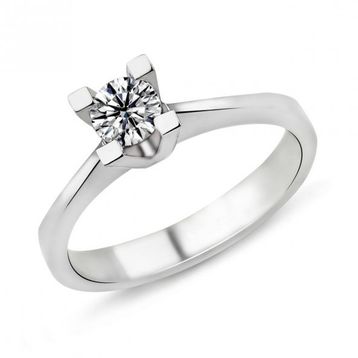 Harem Altın PR409 0.46 ct F Renk Hrd Sertifikalı Pırlanta Tektaş Yüzük