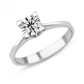 Harem Altın PR419 0.72 ct D Renk Hrd Sertifikalı Pırlanta Tektaş Yüzük