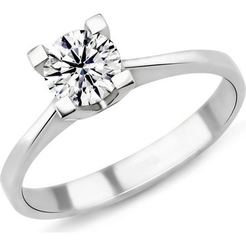 Harem Altın PR5 0.91 ct F Renk Hrd Sertifikalı Pırlanta Tektaş Yüzük