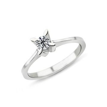 Harem Altın PR64 0.16 ct F Renk Pırlanta Tektaş Yüzük