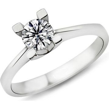 Harem Altın PR66 0.39 ct D Renk Hrd Sertifikalı Pırlanta Tektaş Yüzük