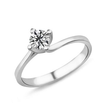 Harem Altın PR70 0.45 ct D Renk Hrd Sertifikalı Pırlanta Tektaş Yüzük