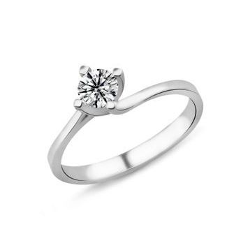 Harem Altın PR70 0.45 ct D Renk Hrd Sertifikalı Pırlanta Tektaş Yüzük