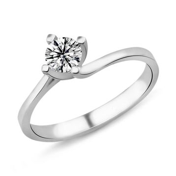 Harem Altın PR70 0.45 ct D Renk Hrd Sertifikalı Pırlanta Tektaş Yüzük