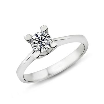 Harem Altın PR80 0.48 ct F Renk Hrd Sertifikalı Pırlanta Tektaş Yüzük