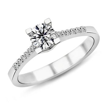 Harem Altın PR89 0.50 ct E Renk Hrd Sertifikalı Pırlanta Tektaş Yüzük