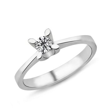 Harem Altın PR96 0.23 ct G Renk Pırlanta Tektaş Yüzük