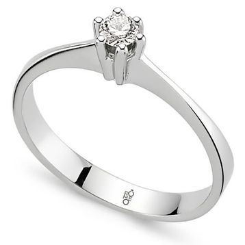 Harem Altın RM-0730 0.20 ct Pırlanta Tektaş Yüzük