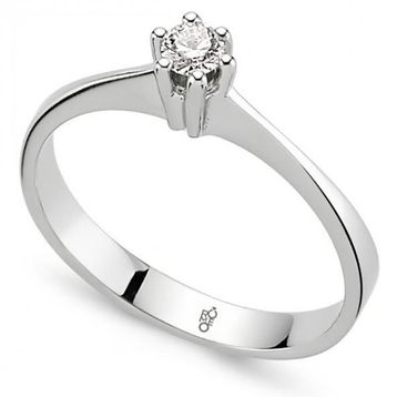 Harem Altın RM-0730 0.20 ct Pırlanta Tektaş Yüzük