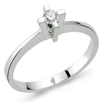 Harem Altın RM-10006 Romeo 0.12 ct Pırlanta Tektaş Yüzük