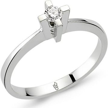 Harem Altın RM-10006 Romeo 0.12 ct Pırlanta Tektaş Yüzük