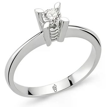 Harem Altın RM-10009 0.18 Karat Tektaş Pırlanta Yüzük